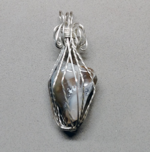Wire Wrapped Cage Pendant